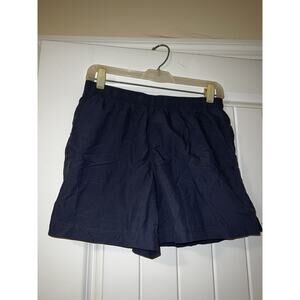 Columbia navy blue athletic shorts 5” inseam lined womens small